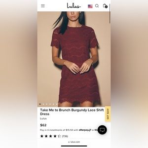 Lulus Lace Dress